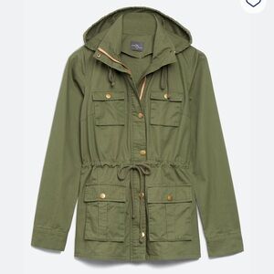 Worn Once! 41 Hawthorn Chaplin Essential Hooded Anorak Cargo Jacket - Medium